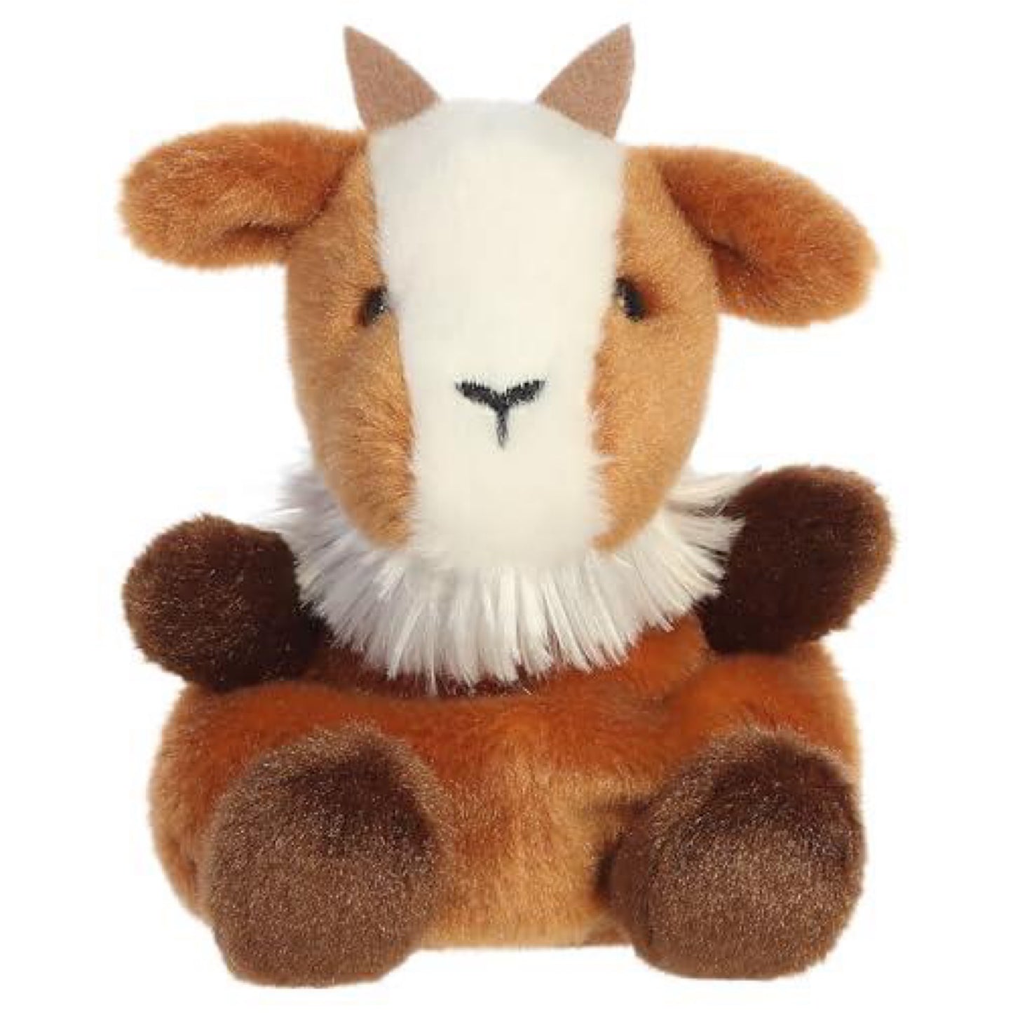Aurora Adorable Palm Pals Meadow Goat Stuffed Animal - Fun Collectible Plush for Kids and Adult Collectors - Perfect for Decorating Rooms and Birthday Gifts
