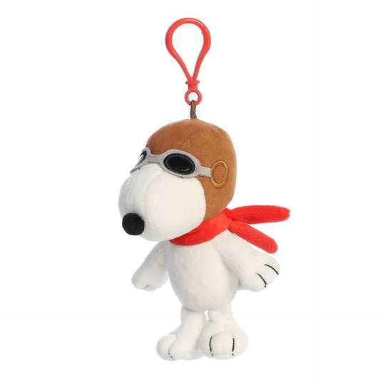 Aurora - Mini White Peanuts - 5  Flying Ace Keychain