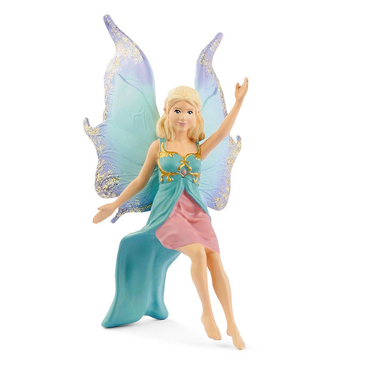Fairy In Flight On Winged Lion Fairy