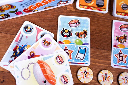 Gasha Card Game for 2-6 Players, Ages 7+