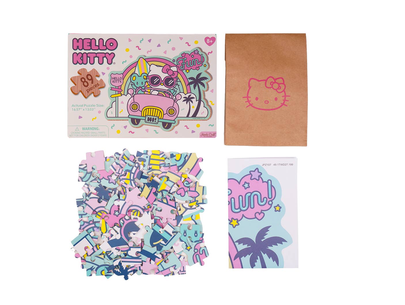 Hello Kitty Wooden Jigsaw Puzzle: Kawaii
