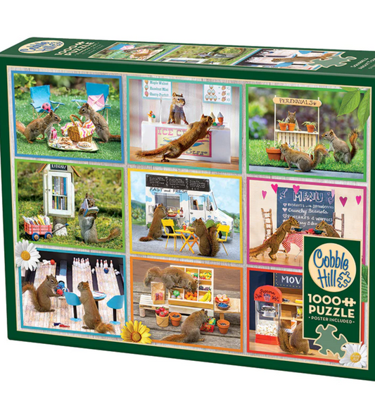 Squirrels Around Town Puzzle | 1000 Piece