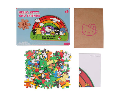Hello Kitty Wooden Jigsaw Puzzle: Hello Kitty Rainbow