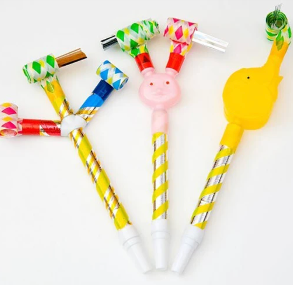 Pack of Three Party Blowers