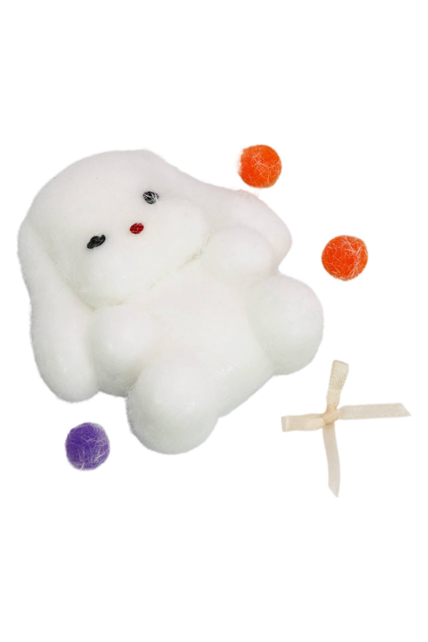 Taba Fuzzy Maltese Dog Mochi Squishy Bag