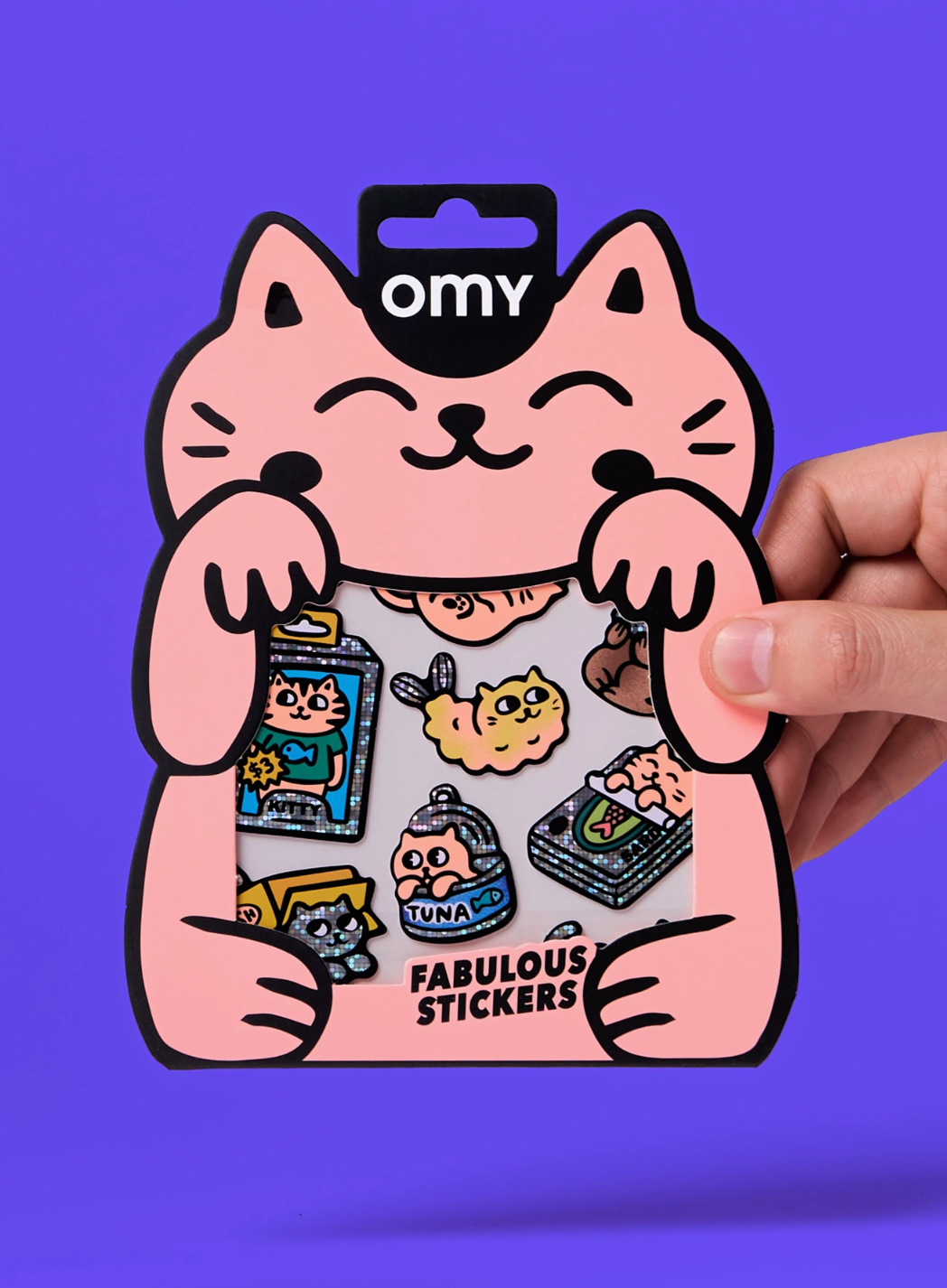 Omy cat stickers