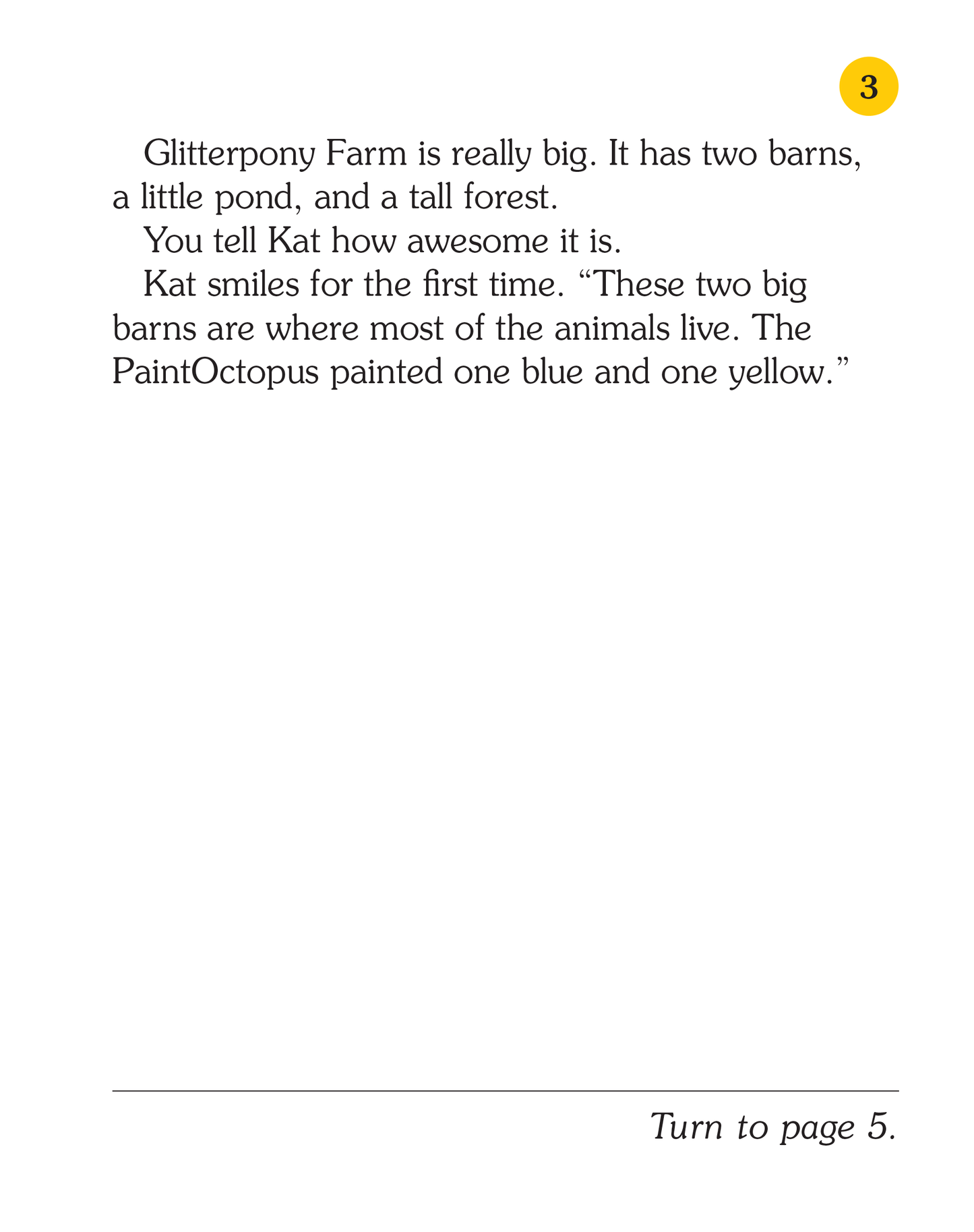 Glitterpony Farm, Children's Book