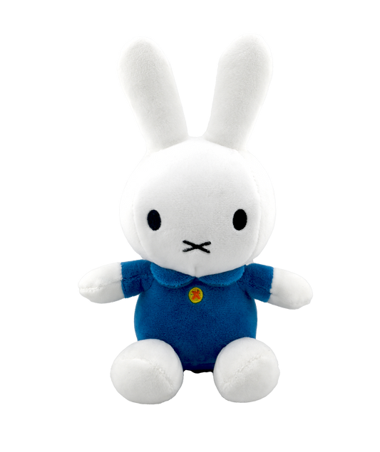 Miffy 8" Beanbag - White w/ Blue Dress