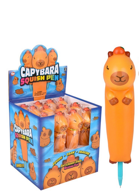 7" Capybara Squish Pens