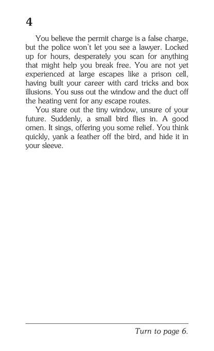 CYOA SPIES: Harry Houdini, Children's Book