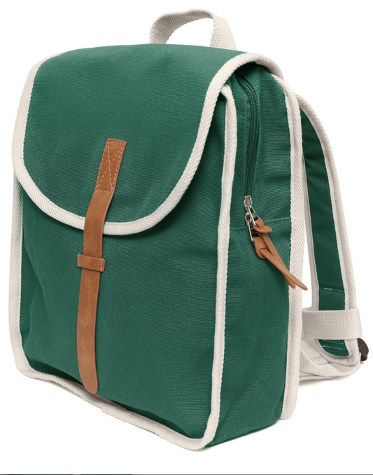 Recycled Cotton Backpack - Green