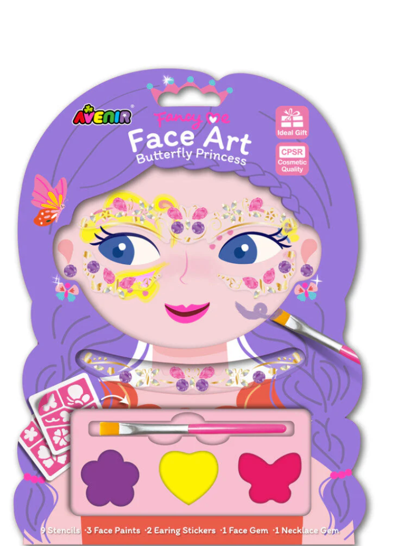 Face Art Butterfly Princess