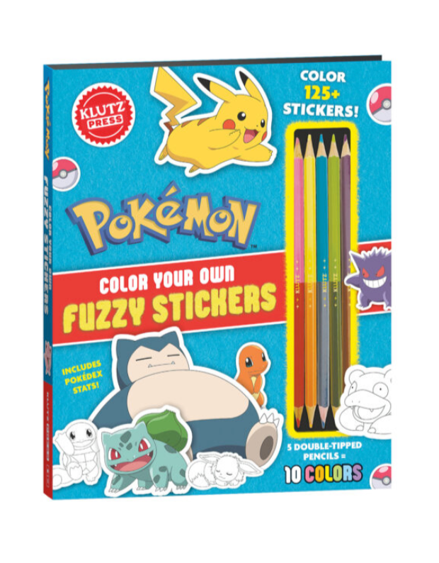 Klutz: Pokémon Color Your Own Fuzzy Stickers