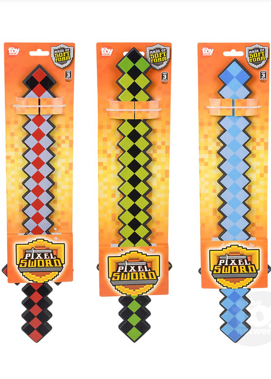 18" Pixel Foam Sword