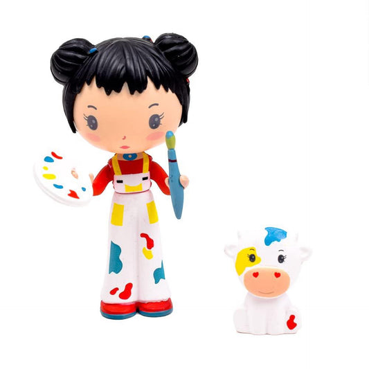 Djeco- Tinyly Barbouille & Gribs Dolls and Figures (36951)