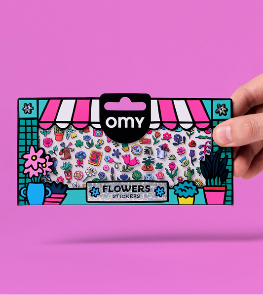 Omy flowers stickers