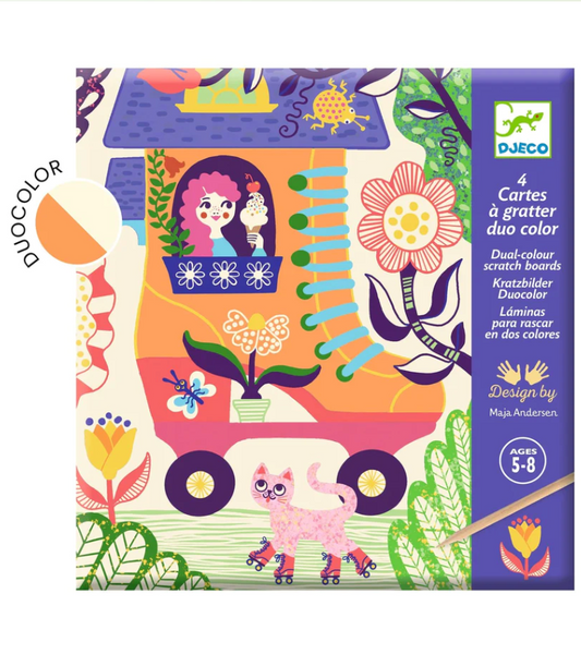 Wacky Houses Scratch Cards Activity