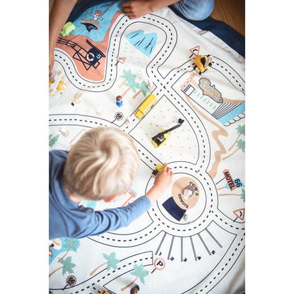 LA Roadmap Playmat/Toy Storage Bag