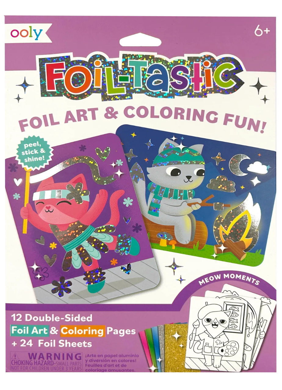 Foil-Tastic Foil Art & Coloring Fun: Meow Moments
