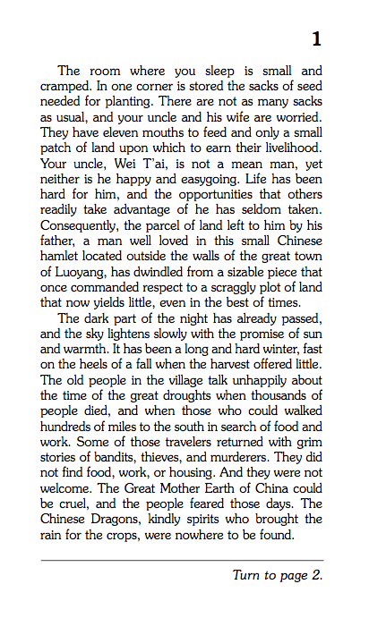 Chinese Dragons, Children's Book