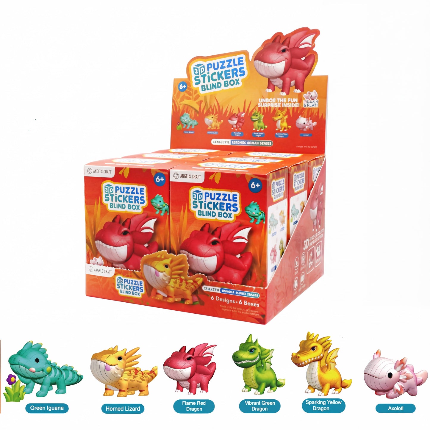 3D Puzzle Stickers Blind Box – Legends Squad
