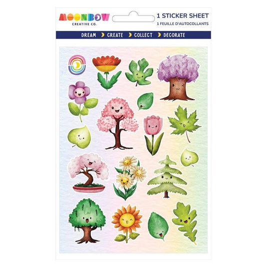 Kawaii Springtime Washi Sticker Sheet