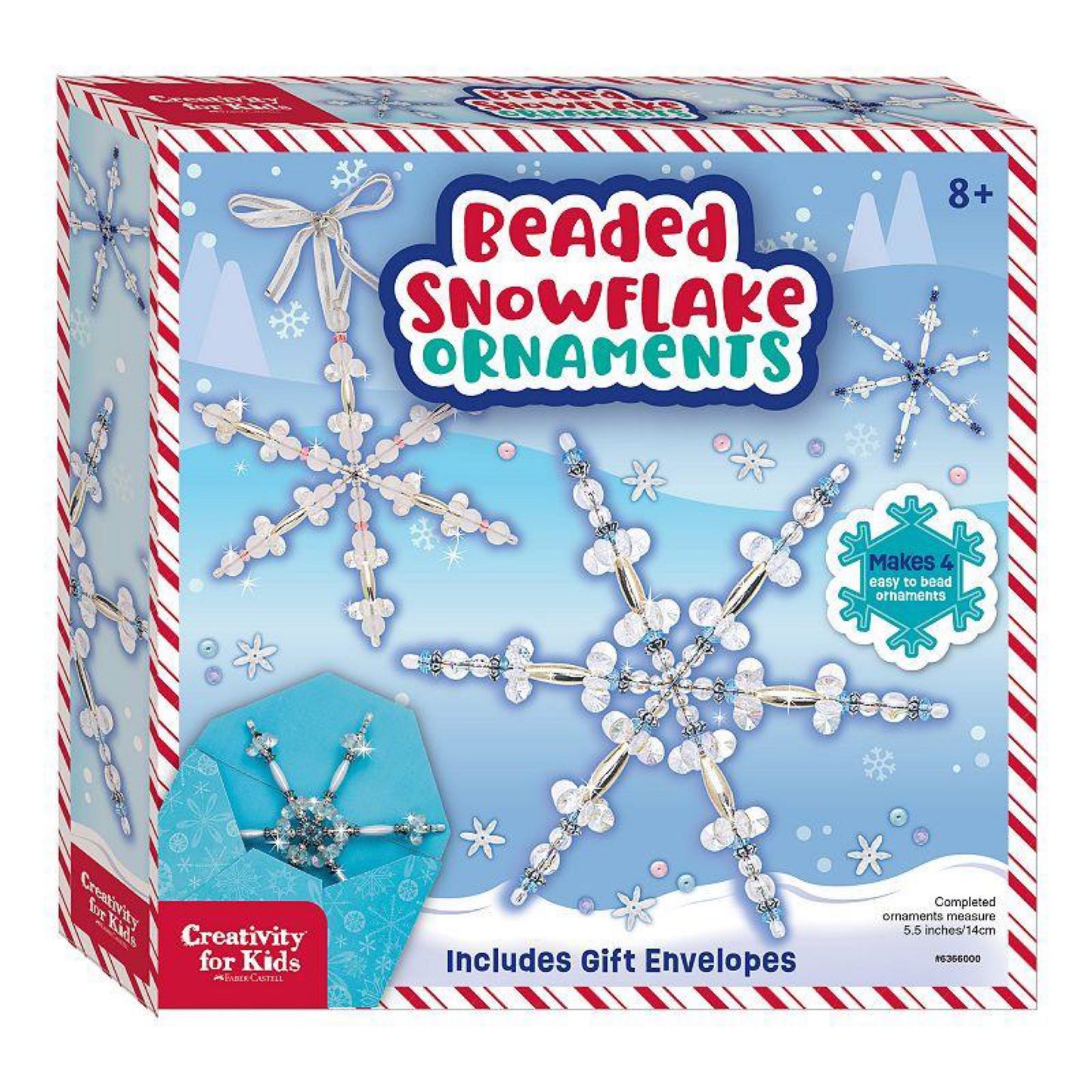Creativity for Kids Beaded Snowflake Ornaments