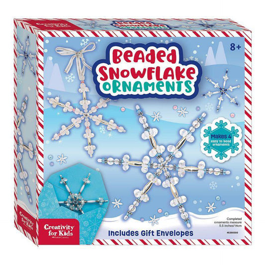 Creativity for Kids Beaded Snowflake Ornaments