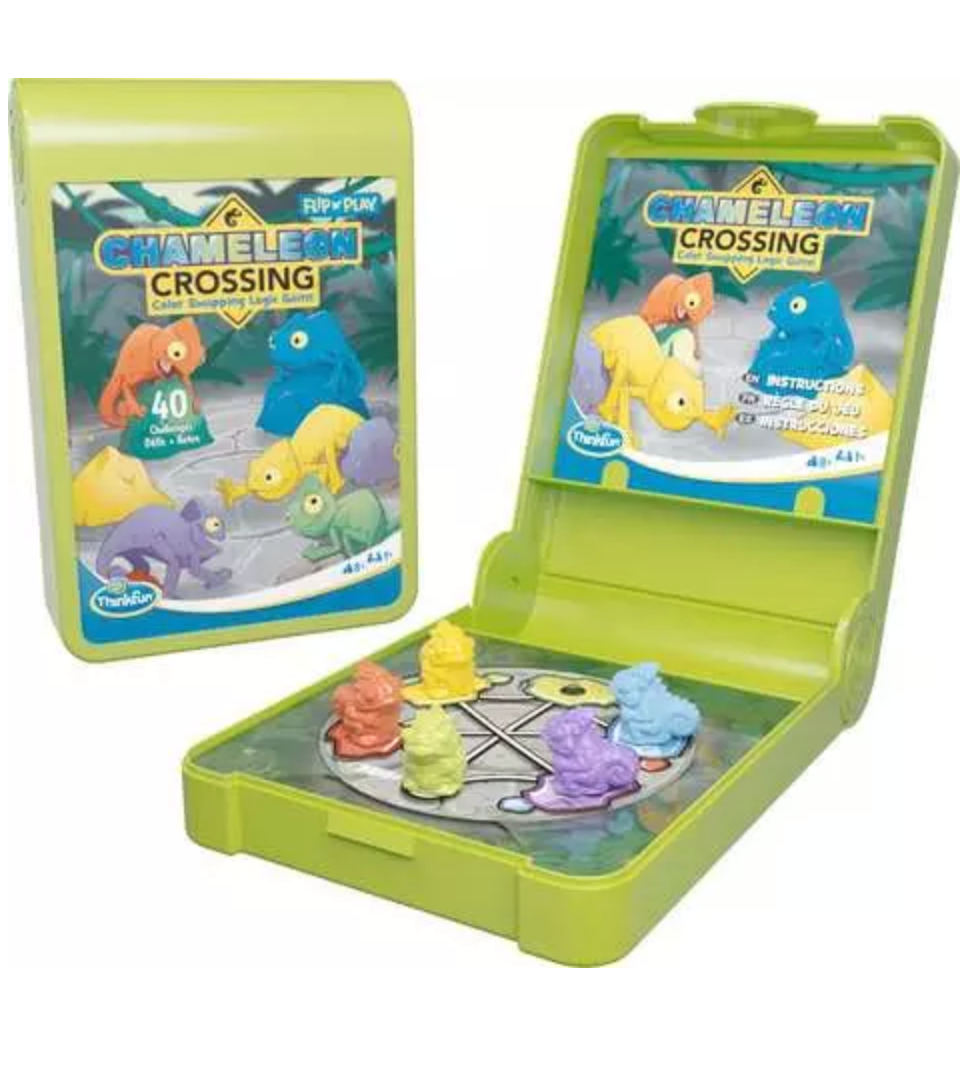 Flip N' Play Travel Game - Chameleon Crossing