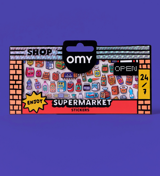 Omy supermarket stickers