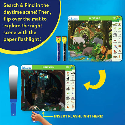Skillmatics Write & Wipe - Search and Find Flashlight Magic