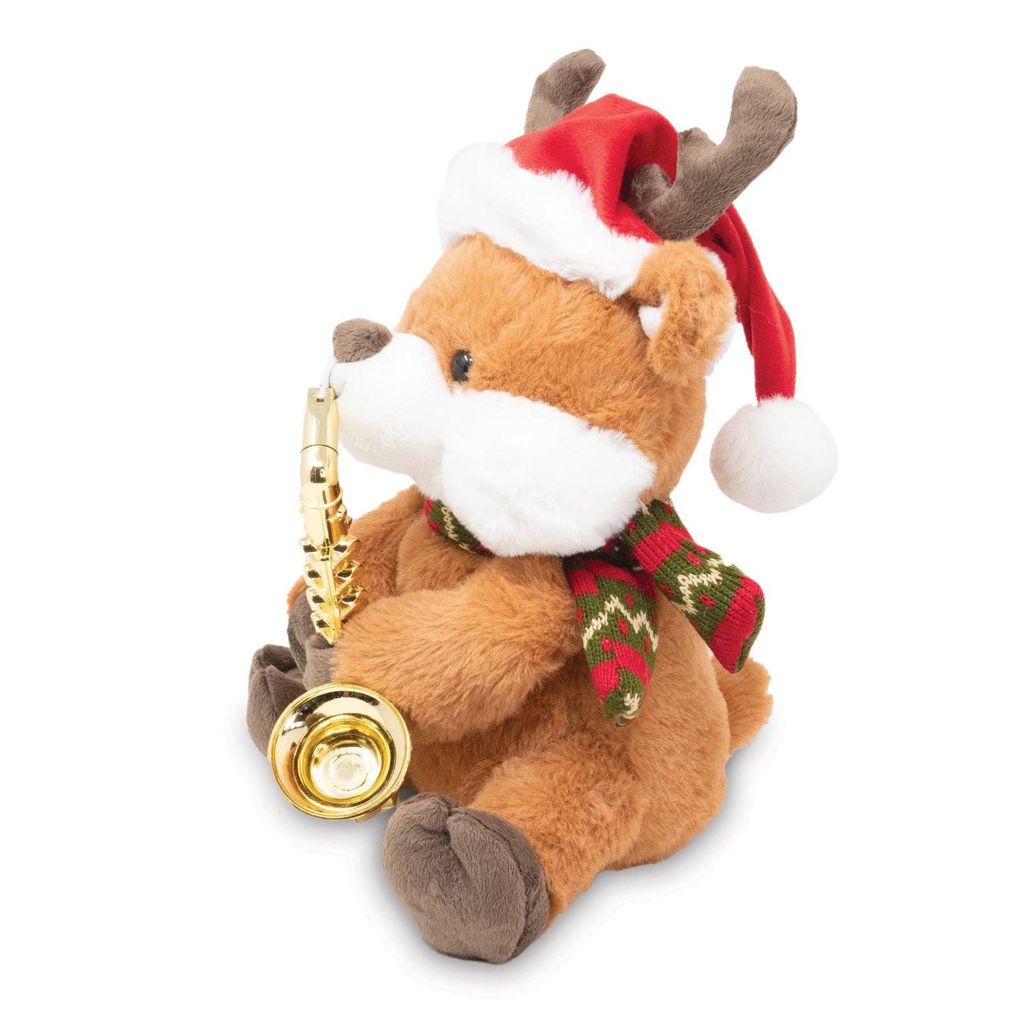 Merry Saxmas Sterling (Singing Light Up Christmas Plush Toy)