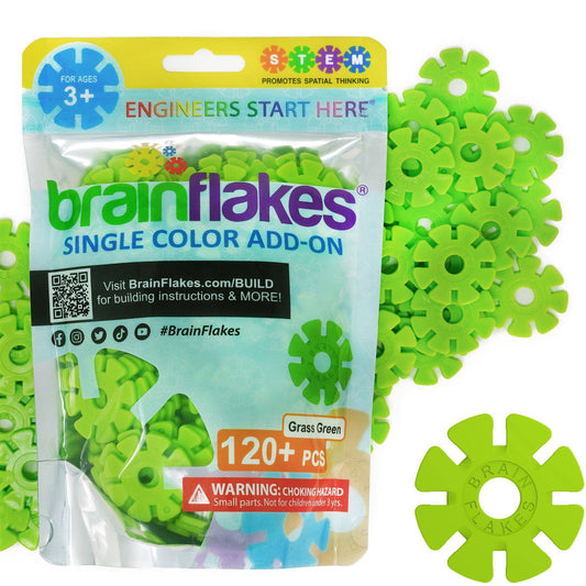 Single Color Add-on - 120 Pieces - Resealable Pouch - Grass
