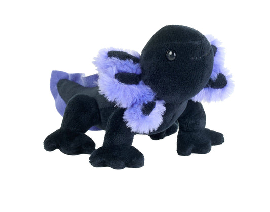 Pocketkins Axolotl Black Stuffed Animal 5"