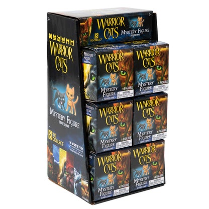 Warrior Cats Mystery Figures Series One in Display
