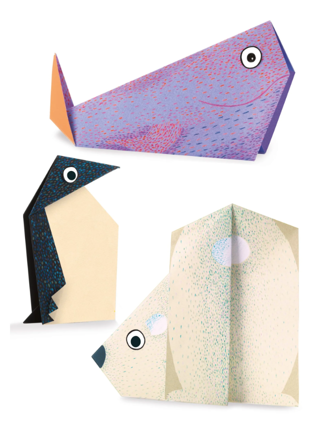 Polar Animals Origami Paper Craft Kit