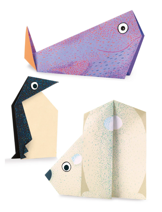 Polar Animals Origami Paper Craft Kit
