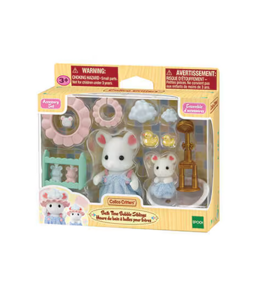 Calico Critters - Bath Time Bubble Siblings