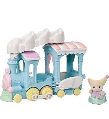 Calico Critters Floating Cloud Rainbow Train