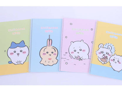 Chiikawa Mini Spiral Notebook – 150 x220mm 4 Cute Designs