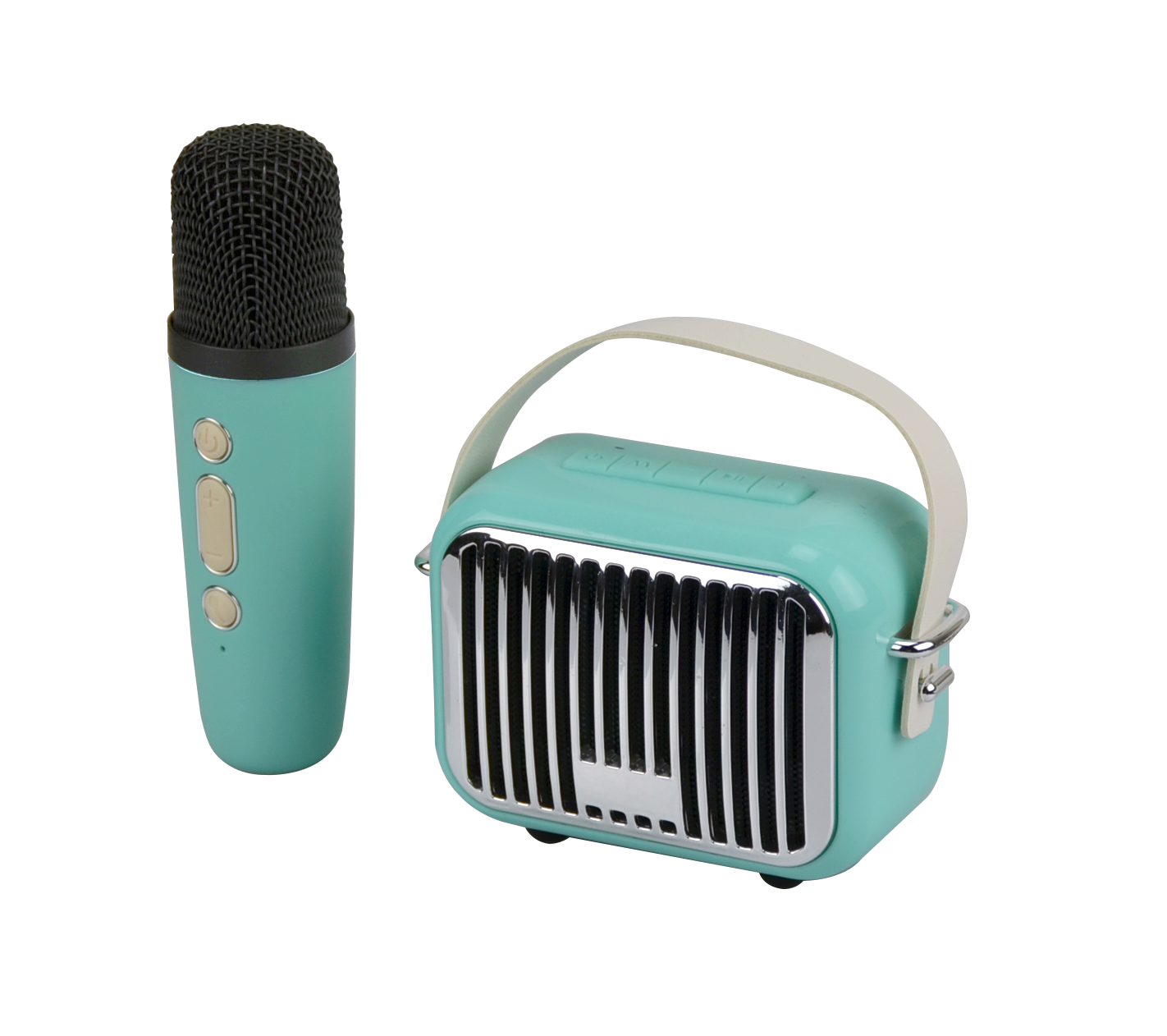 Pocket Karaoke-Microphone & Speaker Combo-Teal