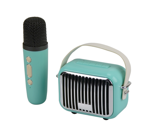Pocket Karaoke-Microphone & Speaker Combo-Teal