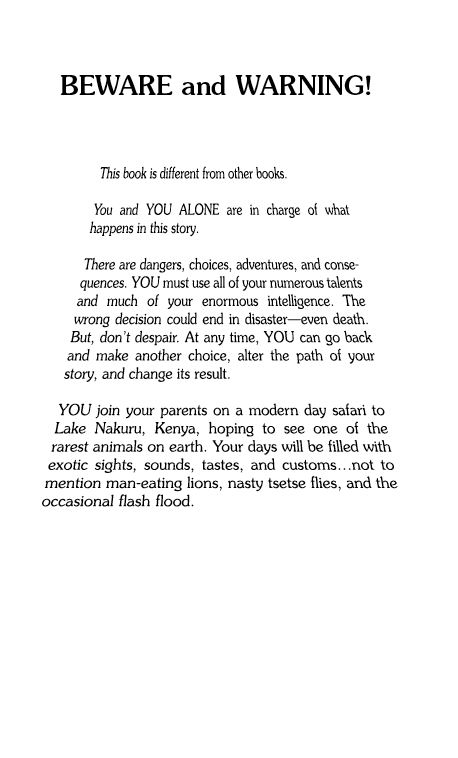 Search For The Black Rhino, Children's Book