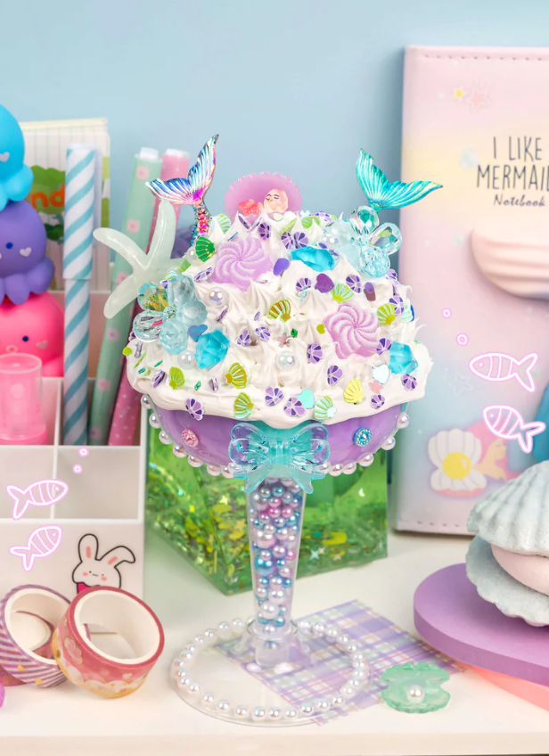 Play & Display Mermaid Parfait Clay Cafe Kit