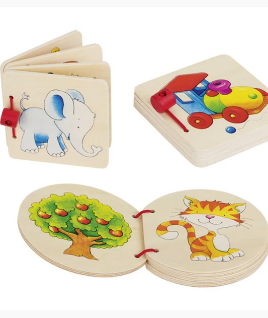 Wooden Discovery Board Books - Assorted