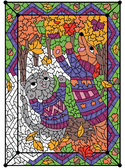 Color by Number Color Counts: Pets on Parade