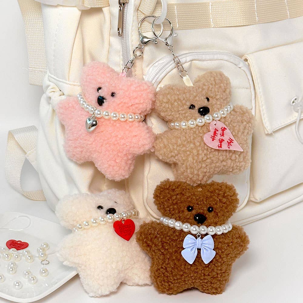 DIY Teddy Bear Keychain Decoration Kit