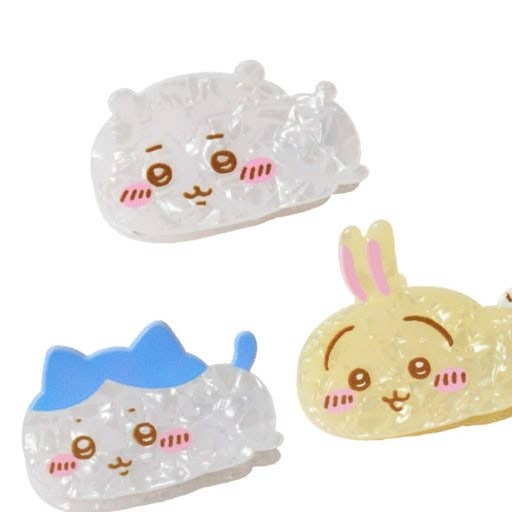 Chiikawa Hair Claw Clip – Glitter Acrylic Design