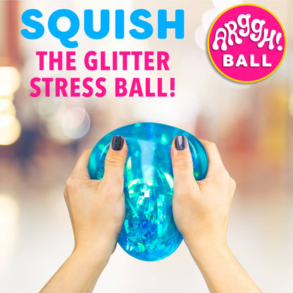 Arggh Glitter Stress Balls Sensory Fidget Toys
