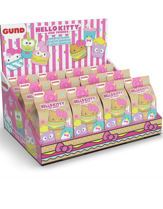 Hello Kitty and Friends Fast Food Surprise Blind Box, 4 in